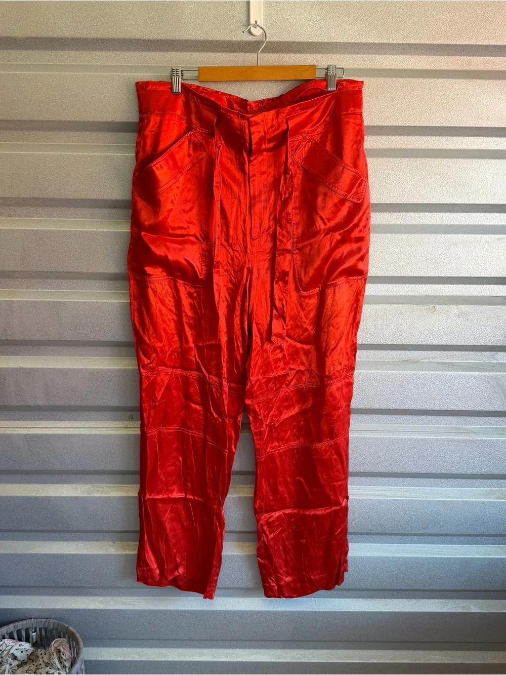 J. Crew NWT wide leg belted pant